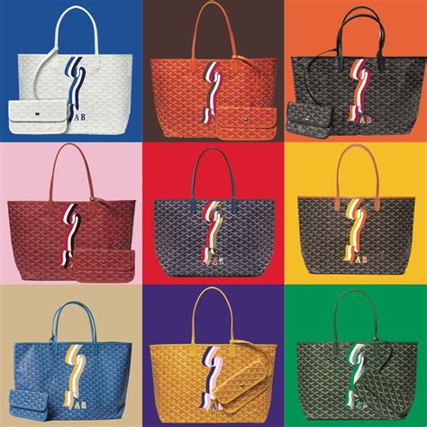 pursebop goyard color chart